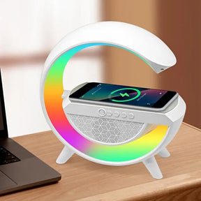 G-Speaker Pro: Caixa de Som Bluetooth com Carregador e LED RGB