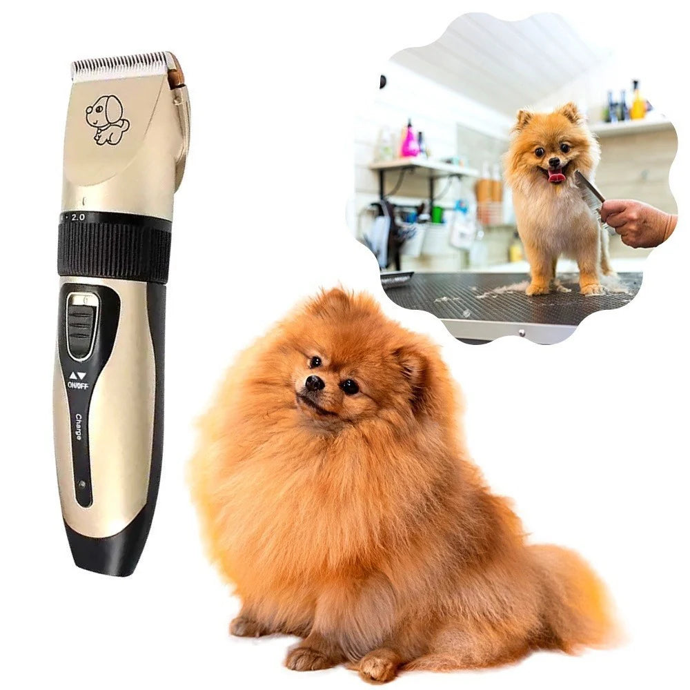 PetClip Pro – Máquina de Tosa Recarregável para Cães